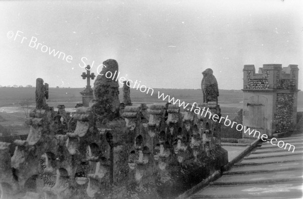 FIGURES OF S. OF PORCH FROM S.AISLE ROOF